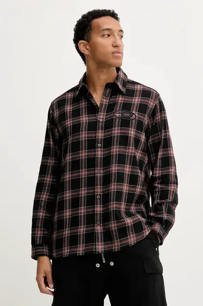 Bavlněná košile Diesel S-SIMPLY-AJFI