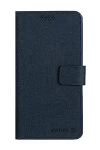 Flipové pouzdro SWISSTEN LIBRO UNI BOOK II XXL, tmavě modrá (170 x 83 mm)