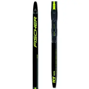 Fischer RCR SKATE JR SET + BDG TOUR STEP IN JR IFP Juniorské běžecké lyže na bruslení, černá, velikost