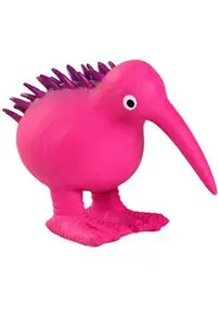 Whistle hračka pes latex pískací růžová 11,5cm Kiwi