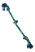 Hračka pes Buster dent rope 3 uzly modrá limetková 91cm XL