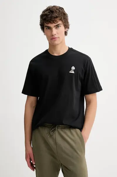 Bavlněné tričko adidas Coffee Cafe