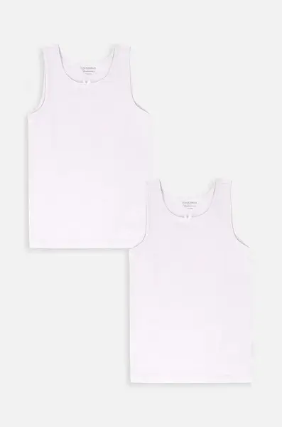 Dětský bavlněný top Coccodrillo 2-pack