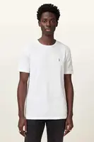 Bavlněné tričko AllSaints BRACE pánské, šedá barva, M030JB