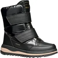 Geox J ADELHIDE B AB Dievčenská zimná obuv, čierna, veľkosť