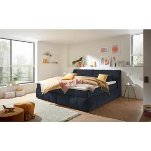 MID.YOU POSTEL BOXSPRING, 240/200 cm, černá