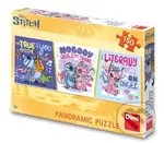 Puzzle Stitch relaxuje (150 dílků panoramic) - puzzle z kategorie 60 - 300 dílků