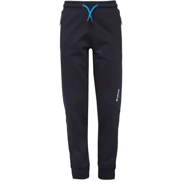 Lotto DELBEE Chlapčenské tepláky, čierna, veľkosť 140-146