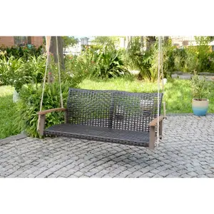 Gardenson HOUPACÍ LAVICE plast, dřevo, kov