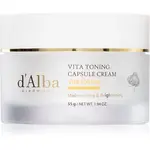 d'Alba Vita Toning Capsule Cream hloubkově hydratační krém pro rozjasnění pleti 55 g