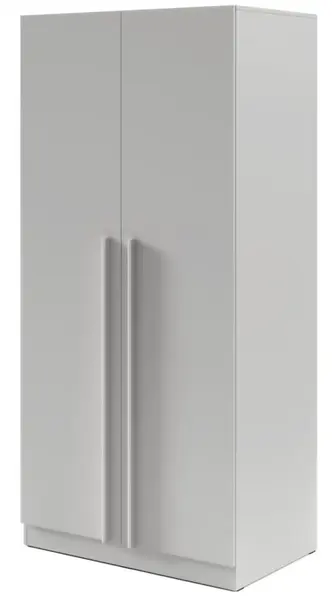 Dvoudveřová šatní skříň arturo -platinová šedá