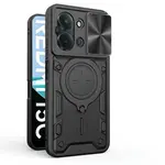 Camshield Ring obal, Xiaomi Redmi 15C, černý