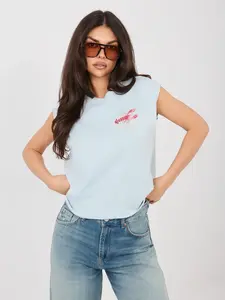 Světle modré dámské tílko Sublevel