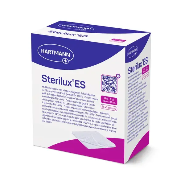 Sterilux ES Gázový kompres 10 x 10 cm sterilní 25x2 ks
