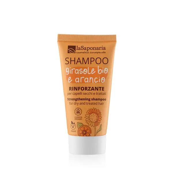 LA SAPONARIA Šampon se slunečnicí a sladkým pomerančem BIO 30 ml