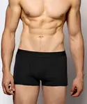 Men's Bamboo Boxer Shorts ATLANTIC - Black