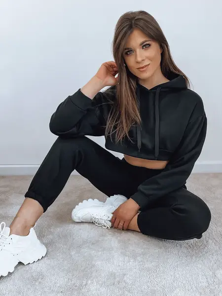 Dámsky teplákový súprav  SERINE čierny Dstreet