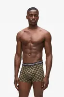 Boxerky a ponožky Karl Lagerfeld 2-pack zelená barva, A4M47030