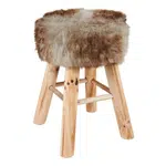 Ambia Home TABURET, dřevo, textil, kompozitní dřevo, 28/42 cm
