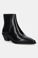 Kožené kotníkové boty BOSS Niara