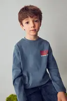 Dětské bavlněné tričko s dlouhým rukávem Mayoral