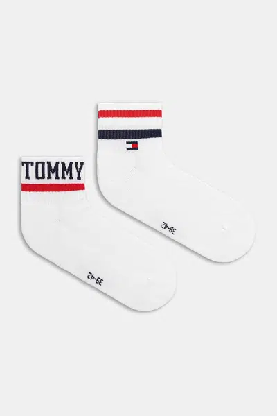 Ponožky Tommy Jeans 2-pack bílá barva, 701236467