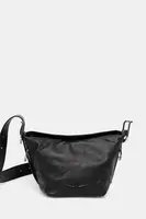 Kožená kabelka ZADIG&VOLTAIRE černá barva, LWBA03854