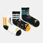 Dětské ponožky adidas Performance 3-pack černá barva, JM4472