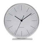 Stolní hodiny House Doctor HDHannah 15 cm šedá barva