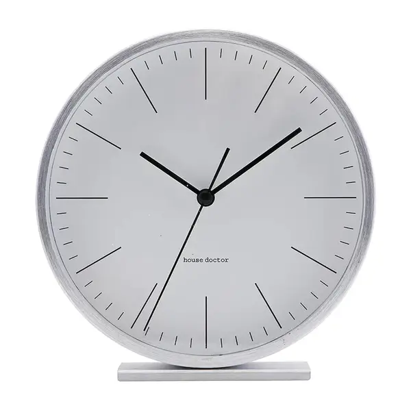 Stolní hodiny House Doctor HDHannah 15 cm šedá barva
