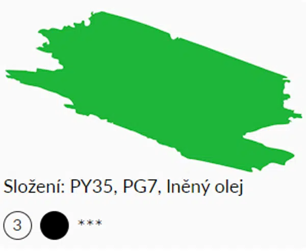 Olejová barva Umton 20ml – 0059 Kadmiová zeleň světlá