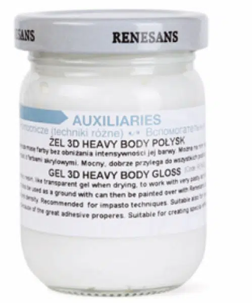 Strukturovací 3D gel lesklý – heavy body 110ml