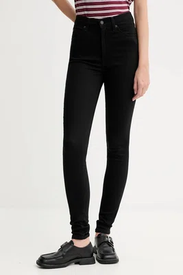 Džíny Levi's RETRO HIGH SKINNY dámské, modrá barva