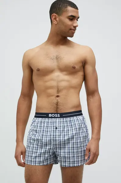 Bavlněné boxerky BOSS NOS Boxer EW 2P 2-pack