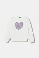 Dětská bavlněná mikina United Colors of Benetton