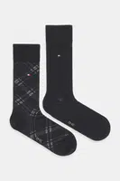 Ponožky Tommy Hilfiger 2-pack černá barva, 701236310