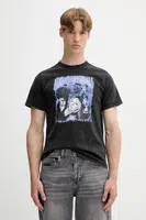 Bavlněné tričko adidas Originals Buffy Tee pánské, černá barva, JX1278