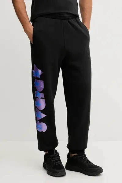 Bavlněné tepláky adidas Performance PRIDE pánské, černá barva, JL7626