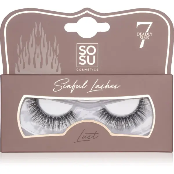 SOSU Cosmetics 7 Deadly Sins Lashes umělé řasy Lashes Lust 1 ks