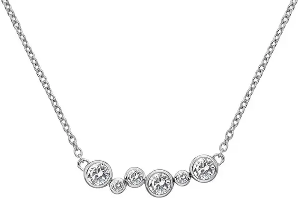 Hot Diamonds Stříbrný náhrdelník s diamantem Tender DN147