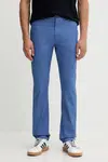 Kalhoty Tommy Hilfiger pánské, modrá barva, MW0MW40262