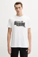 Bavlněné tričko Puma PUMA x SQUID GAME pánské, béžová barva, s potiskem, 630706