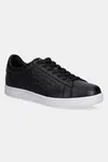 Kožené tenisky EA7 Emporio Armani černá barva, AF10848.7X000331