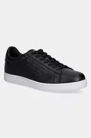 Kožené tenisky EA7 Emporio Armani černá barva, AF10848.7X000331