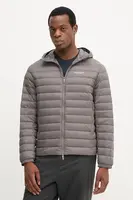 Péřová bunda Armani Exchange hnědá barva, přechodná, XM001577 AF16927