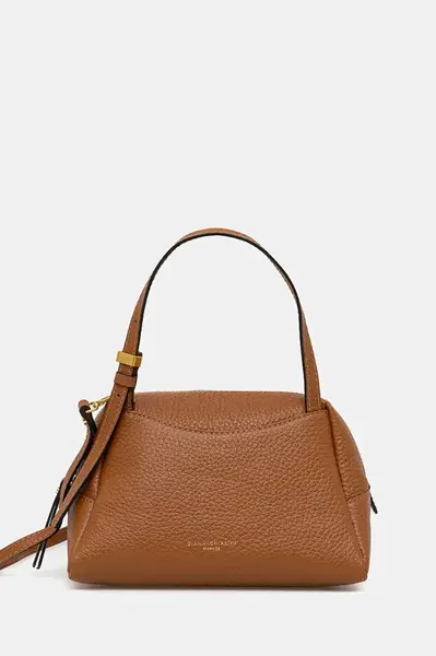 Kožená kabelka Gianni Chiarini DEA hnědá barva, BS.11525.TKL