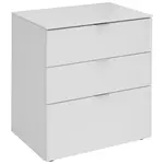 Moderano NOČNÍ STOLEK, bílá, 58/62.5/40 cm