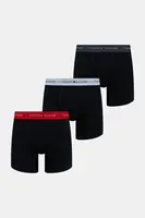 Boxerky Tommy Hilfiger 3-pack pánské, černá barva, UM0UM02765
