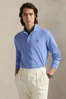 Tričko s dlouhým rukávem Polo Ralph Lauren modrá barva, 710955081