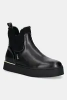 Boty s gumou Liu Jo PRETTY 09 dámské, černá barva, na platformě, BF5067PX53622222